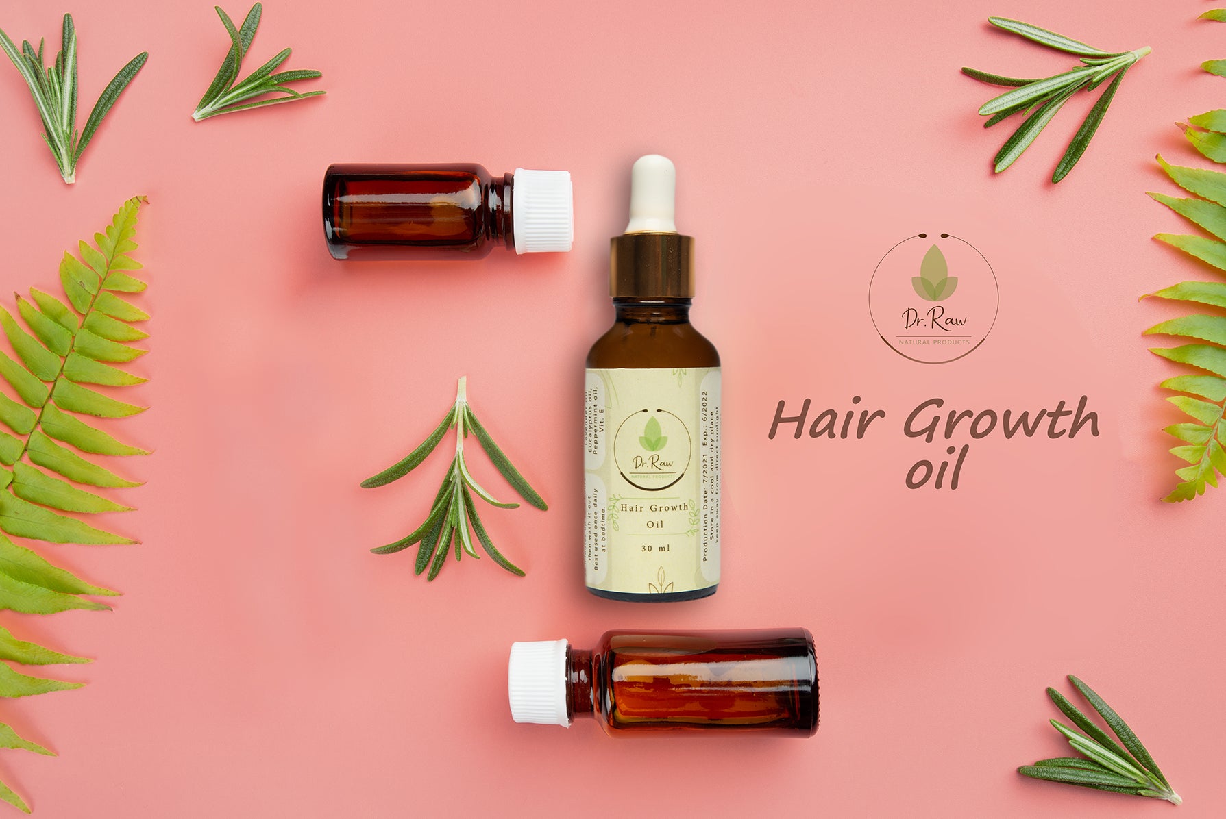 Hair Growth Oil - Dr Raw