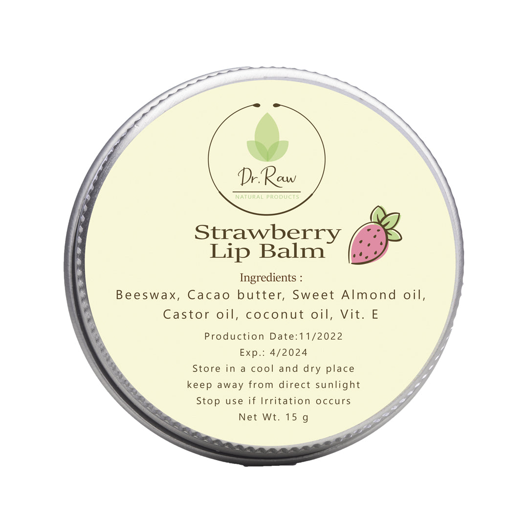 Strawberry Lip Balm - Dr Raw