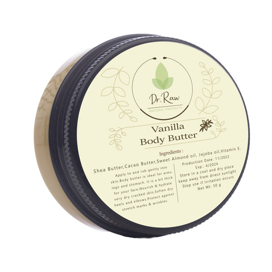 Vanilla Body Butter - Dr Raw